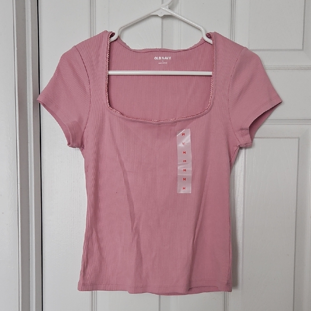 Old Navy Junior''s Short Sleeve Pink Top